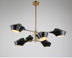 Подвесной светильник Lumina Deco Romina LDP 6037-6 BK+GD