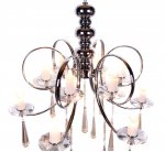 Хрустальная подвесная люстра Lumina Deco FOLLIO LDP 6078-12