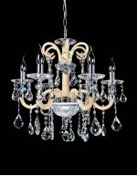 Хрустальная подвесная люстра Lumina Deco Denica LDP 66249-6 WT