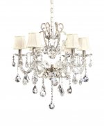 Хрустальная подвесная люстра Lumina Deco Bianca LDP 66251-6