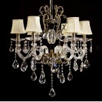 Хрустальная подвесная люстра Lumina Deco Bianca LDP 66251-6