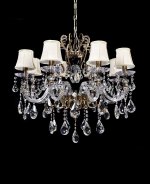 Хрустальная подвесная люстра Lumina Deco Bianca LDP 66251-8