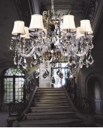 Хрустальная подвесная люстра Lumina Deco Bianca LDP 66251-8