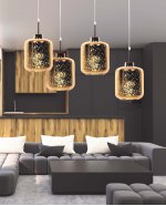 Подвесной светильник Lumina Deco Alacosmo LDP 6811-1 GD