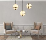 Подвесной светильник Lumina Deco Signia LDP 6833-250 WT+GD