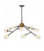 Подвесной светильник Lumina Deco Crocus LDP 7002-12 BK+MD