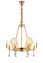 Подвесная люстра Lumina Deco Montego LDP 8010-6 F.GD