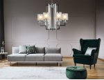 Подвесная люстра Lumina Deco Manhattan LDP 8012-6 CHR