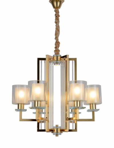 Подвесная люстра Lumina Deco Manhattan LDP 8012-6 F.GD Подвесная люстра Lumina Deco Manhattan LDP 8012-6 F.GD