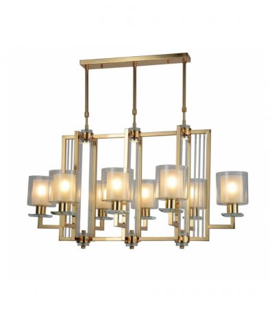 Подвесная люстра Lumina Deco Manhattan LDP 8012-8P F.GD Подвесная люстра Lumina Deco Manhattan LDP 8012-8P F.GD