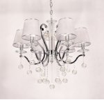 Хрустальная подвесная люстра Lumina Deco Bellisica LDP 8033-6 SL