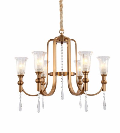 Подвесная люстра Lumina Deco Rionella LDP 8041-6 S.GD Подвесная люстра Lumina Deco Rionella LDP 8041-6 S.GD