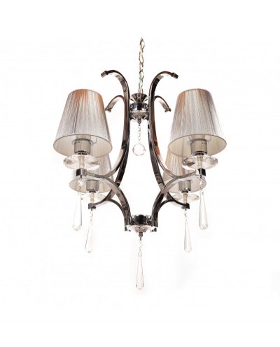 Хрустальная подвесная люстра Lumina Deco Venisia LDP 8810-4 SL