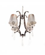 Хрустальная подвесная люстра Lumina Deco Venisia LDP 8810-4 SL