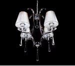 Хрустальная подвесная люстра Lumina Deco Venisia LDP 8810-4 SL