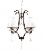 Хрустальная подвесная люстра Lumina Deco Venisia LDP 8810-4 SL