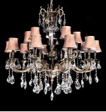 Хрустальная подвесная люстра Lumina Deco Lussinare LDP 9236-15