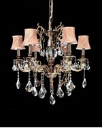 Хрустальная подвесная люстра Lumina Deco Lussinare LDP 9236-6