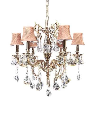 Хрустальная подвесная люстра Lumina Deco Lussinare LDP 9236-6 Хрустальная подвесная люстра Lumina Deco Lussinare LDP 9236-6