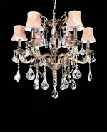 Хрустальная подвесная люстра Lumina Deco Lussinare LDP 9236-6