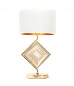 Настольная лампа Lumina Deco Fabi LDT 5529 F.GD+WT