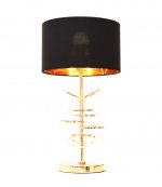 Настольная лампа Lumina Deco Milari LDT 5530 F.GD+BK