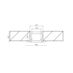 Профиль алюминиевый DesignLed LE.2613 DesignLed LE.2613