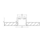 Профиль алюминиевый DesignLed LE.4932-W DesignLed LE.4932-W