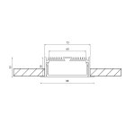 Профиль алюминиевый DesignLed LE.8832-W DesignLed LE.8832-W