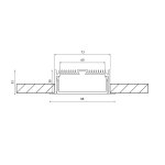 Профиль алюминиевый DesignLed LE.8832 DesignLed LE.8832