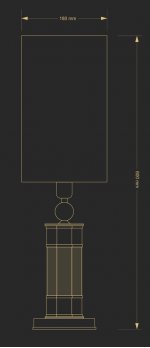Настольная лампа Kutek LEA LEA-LG-1(Z/A)