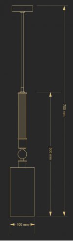 Люстра Kutek LEA LEA-ZWM-1(BN/A)