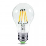 Лампа светодиодная LED-A60-deco 7Вт 230В Е27 3000К 630Лм прозрачная IN HOME