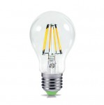 Лампа светодиодная LED-A60-deco 9Вт 230В Е27 4000К 810Лм прозрачная IN HOME