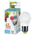 Лампа светодиодная LED-ШАР-standard 5.0Вт 160-260В Е27 4000К ASD