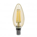 Лампа светодиодная LED-СВЕЧА-deco 7Вт 230В Е14 4000К 630Лм прозрачная IN HOME