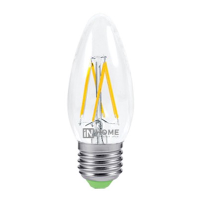 

Лампа светодиодная LED-СВЕЧА-deco 5Вт 230В Е14 4000К 450Лм прозрачная IN HOME