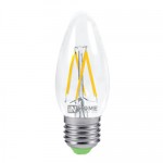 Лампа светодиодная LED-СВЕЧА-deco 5Вт 230В Е14 4000К 450Лм прозрачная IN HOME