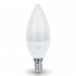 Лампа светодиодная LED-СВЕЧА-standard 5.0Вт 160-260В Е14 3000К ASD
