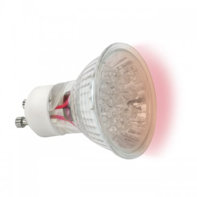 Лампочка gu10 светодиодная красная Kanlux LED20 GU10-RE (12624)