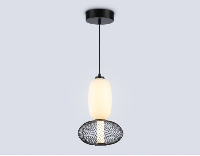 LH11007 BK/FR черный/белый матовый 15W 3000K D220*350 LH11007 BK/FR черный/белый матовый 15W 3000K D220*350