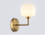 Настенный светильник Ambrella LH53021 BS/FR латунь/белый матовый G9 max 40W 195*120*230