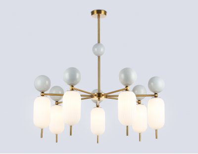 LH53106/7 BS/GR/FR латунь/серый/белый матовый G9*7 max 28W D800*800