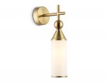Настенный светильник Ambrella LH55280 BS/FR латунь/белый матовый E14 max 40W 140*80*310