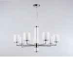 Подвесная люстра Ambrella LH56003/7 СH/FR хром/белый матовый E14*7 max 40W D790*1260