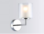 Настенный светильник Ambrella LH56005 СH/FR хром/белый матовый E14 max 40W 190*120*220