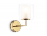 Настенный светильник Ambrella LH56015 BS/FR латунь/белый матовый E14 max 40W 190*120*220