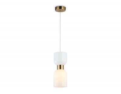 Подвесной светильник Ambrella LH56091 BS/FR латунь/белый матовый E14 max 60W D120*1500 Подвесной светильник Ambrella LH56091 BS/FR латунь/белый матовый E14 max 60W D120*1500