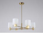 Подвесная люстра Ambrella LH57031/6 BS/SM латунь/дымчатый E14/6 max 40W D690*690