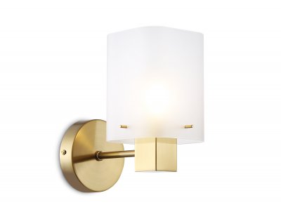 Настенный светильник Ambrella LH57035 BS/SM латунь/дымчатый E14 max 40W 195*110*185 Настенный светильник Ambrella LH57035 BS/SM латунь/дымчатый E14 max 40W 195*110*185